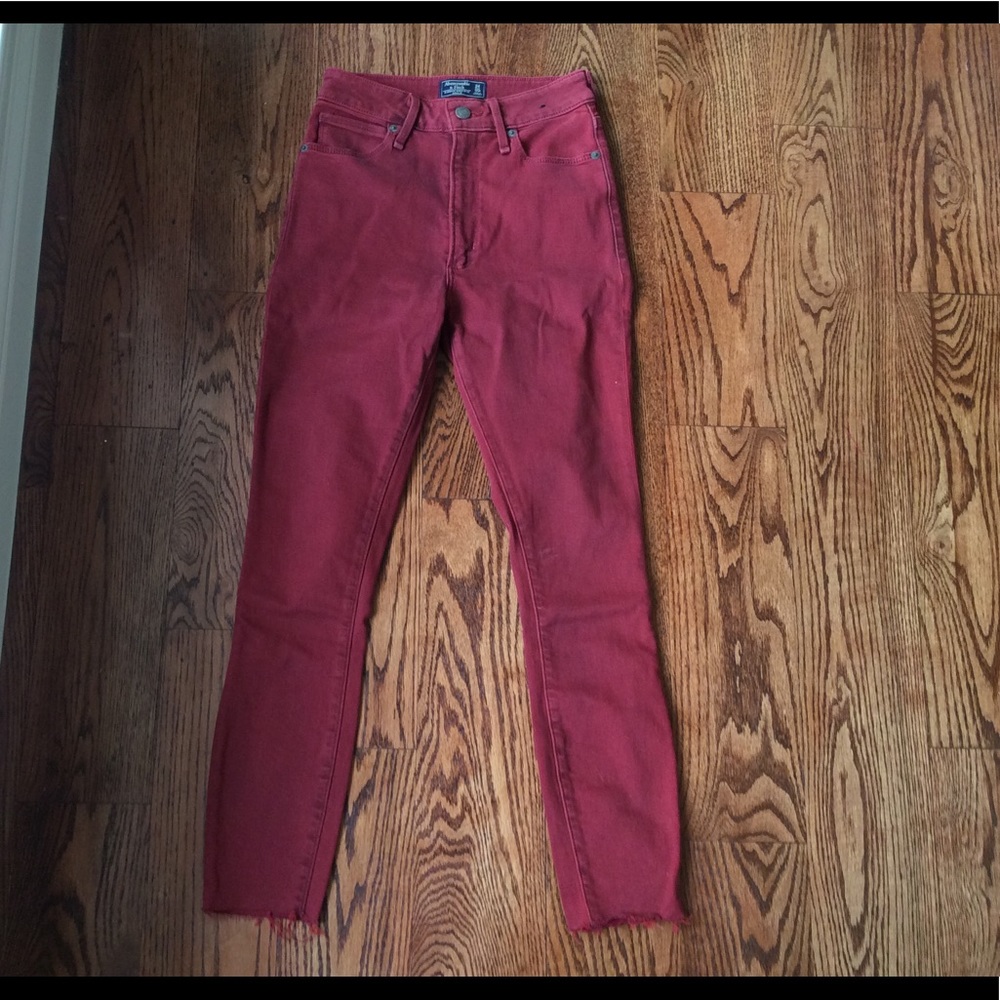 Abercrombie & Fitch Simone High Rise Ankle Sz 24